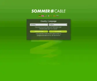 Sommercable.de(Home) Screenshot