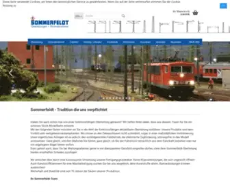 Sommerfeldt.de(Sommerfeldt Eisenbahnmodelle GmbH) Screenshot