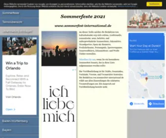 Sommerfest-International.de(Sommerfest 2021) Screenshot