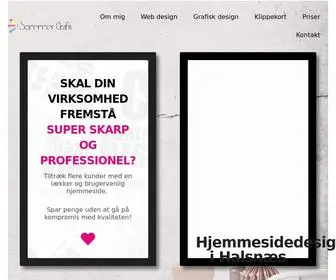 Sommergrafik.dk(Hjemmesidedesign) Screenshot