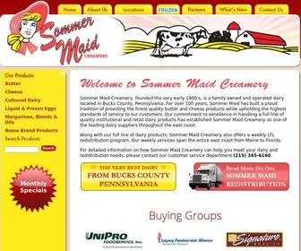 Sommermaid.com(Honor foods) Screenshot