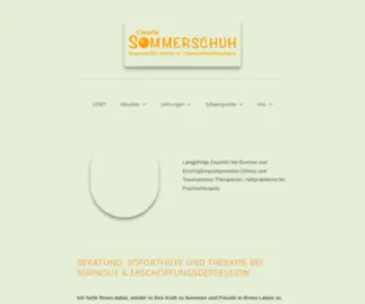 Sommerschuh.berlin(Ihre Spezialistin bei Burnout und Stress) Screenshot