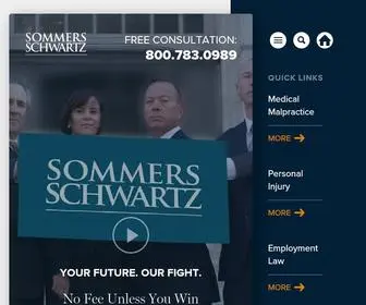 Sommerspc.com(Personal Injury Lawyers and Employment Attorneys) Screenshot