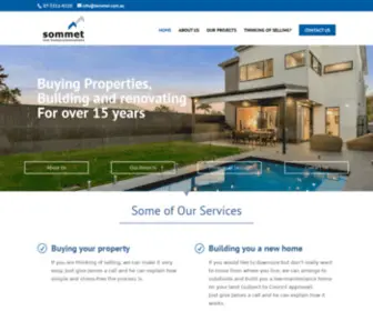 Sommet.com.au(Sommet specialises in renovating and building new homes) Screenshot