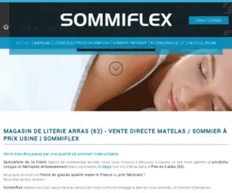 Sommiflex-Literie.fr(Literie Arras) Screenshot