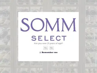Sommselect.com(Home) Screenshot