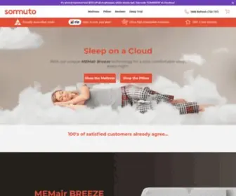 Sommuto.com.au(Australian Sommuto® Mattress in a Box) Screenshot