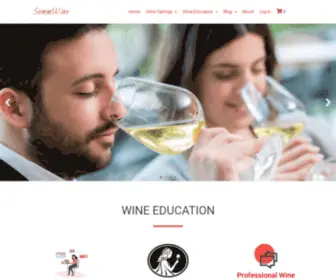 Sommwine.com(SommWine online wine courses and WSET certification) Screenshot