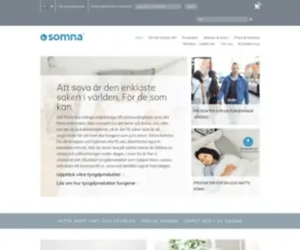 Somna.se(Somna tyngdprodukter är en viktig del av Abilia) Screenshot