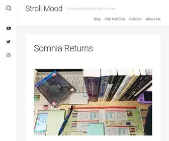 Somnia.ws(Gaming Portfolio of Somnia Liao) Screenshot