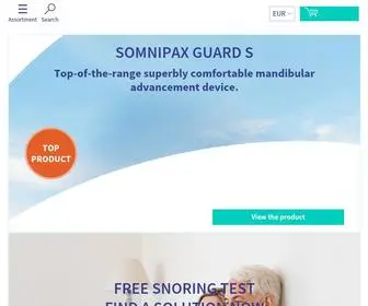 Somnishop.co.uk(Your online retailer and expert for all snoring problems) Screenshot