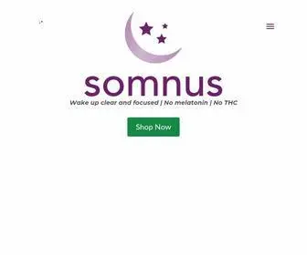 Somnus.com(All Natural Nighttime Sleep) Screenshot