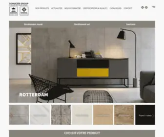 Somocergroup.com(Gres Cerame Tunisie) Screenshot