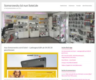 Somorowsky.de(Telekom Partner Kitzingen) Screenshot