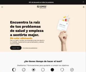 Somos.shop(Suplementos alimenticios para sentirte mejor) Screenshot