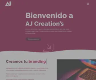 Somosaj.com(Bienvenido a AJ Creation's) Screenshot