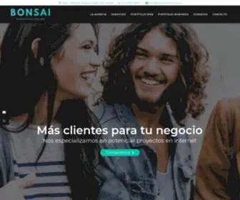 Somosbonsai.com(Bonsai Agencia de Marketing Online) Screenshot