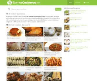 Somoscocineros.com(La mejor comunidad de recetas de cocina) Screenshot