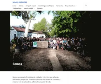 Somosgaraldea.com(Espacio EcoFeminista Autogestionado) Screenshot