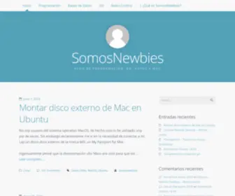 Somosnewbies.com(Algo de programación) Screenshot