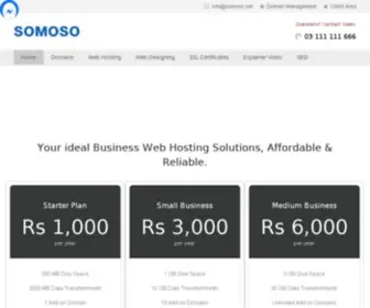 Somoso.net(Domain Registration) Screenshot