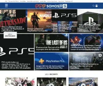 Somosplaystation.com(Web independiente sobre la actualidad de PlayStation) Screenshot