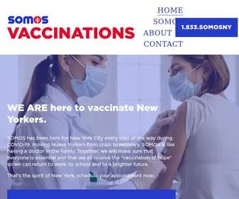 Somosvaccinations.com(SOMOS Vaccinations) Screenshot