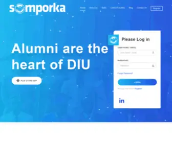 Somporka.com(DIUAA With the initiative of some of the former students of Daffodil International University) Screenshot