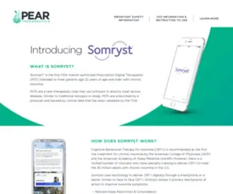 Somryst.com(Somryst for Chronic Insomnia) Screenshot