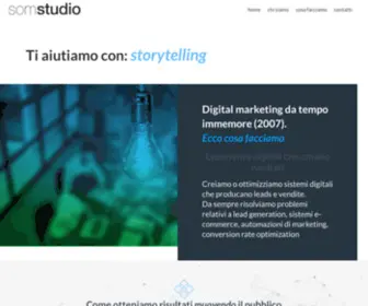 Somstudio.it(Da oltre 12 anni che aiutiamo aziende milanesi e italiane a fatturare. Taaac) Screenshot