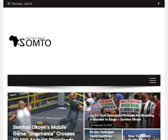 Somto.com(Somtoo.com wants to give you the best you can get from Africa’s fast) Screenshot