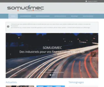 Somudimec.fr(Accompagnement financier pour les industriels) Screenshot