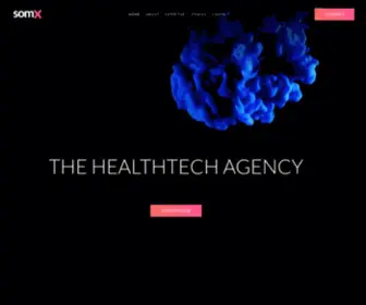 Somx.co.uk(The Healthtech Agency) Screenshot