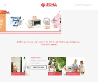 Sona.com.sg(Cahaya Electronics PTE LTD) Screenshot