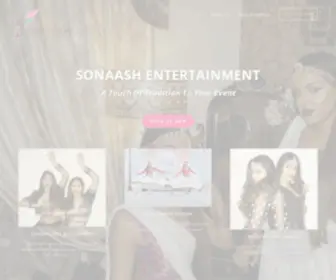 Sonaashentertainment.com(Manchester, UK) Screenshot