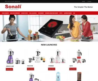 Sonaliappliances.com(Sonali Appliances) Screenshot