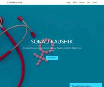 Sonalikaushik.com(Ms. Kaushik) Screenshot