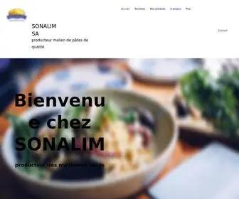 Sonalim-SA.com(Pates Alimentaires) Screenshot