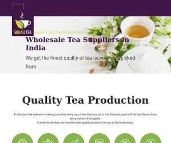 Sonalitea.com(Wholesale Tea Suppliers) Screenshot