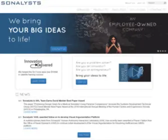 Sonalysts.com(Sonalysts, inc) Screenshot