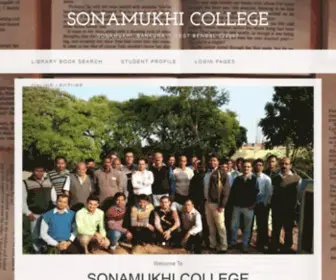 Sonamukhicollege.com(Default Page) Screenshot
