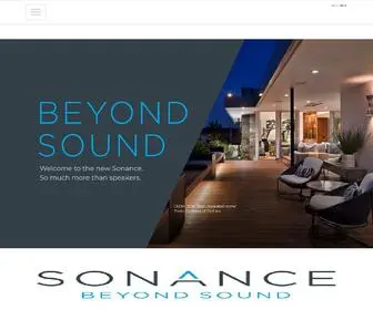 Sonance.com(Sonance) Screenshot
