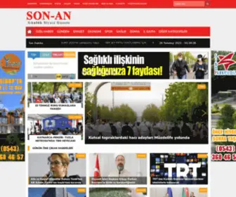 Sonangazetesi.com(Son-An Gazetesi) Screenshot