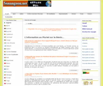 Sonangnon.org(Bénin) Screenshot