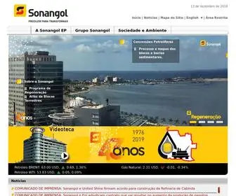 Sonangol.co.ao(Sobre a sonangol a sonangol) Screenshot