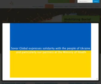 Sonar-Global.eu(Mobilizing Social Sciences against infectious threats) Screenshot