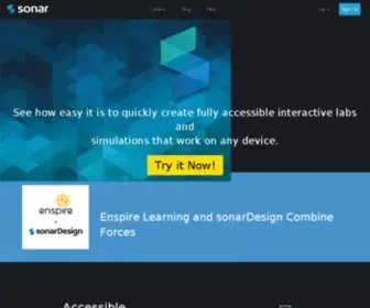 Sonardesign.com(SonarDesign produces Sonar) Screenshot