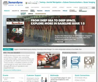 Sonardyne.co.uk(Sonardyne) Screenshot