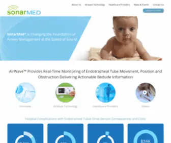Sonarmed.com(Solving critical airway management challenges) Screenshot