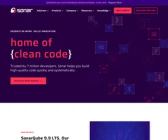 Sonarsource.com(Clean Code) Screenshot